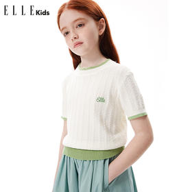 ELLEKIDS 童装 撞色针织衫