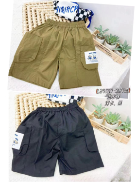 2024夏贝奇鸟24553男小童梭织短裤