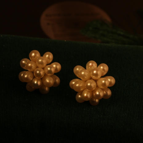 种fafa啦姐妹们 4-5mm珍珠米型 强光 耳钉 纯银配件 30粒一对 重工 纯天然珍珠 商品图10