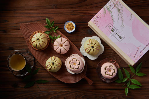 春水煎茶樱花酥点 商品图0