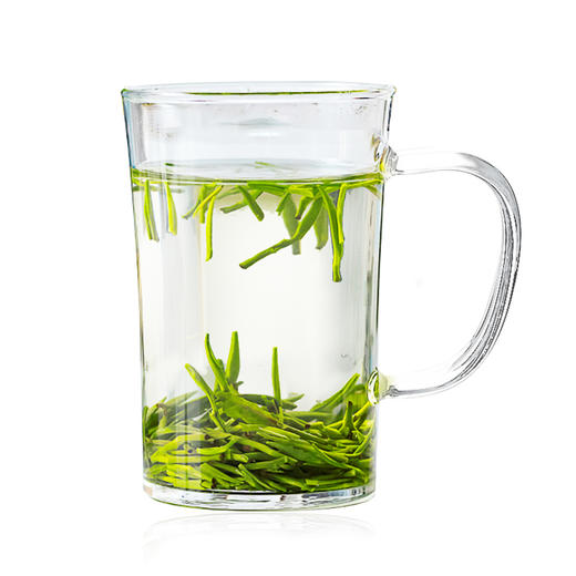 带柄玻璃茶杯 牵牛花泡茶杯 商品图0