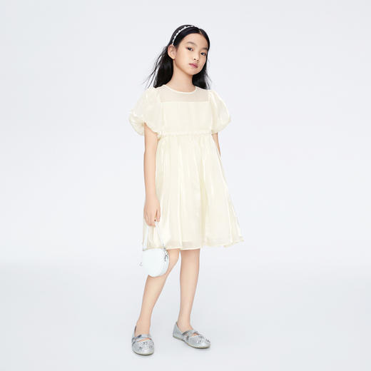 女童浪漫珍珠礼裙公主裙裙子夏季新款安奈儿童装实体店同款AG423778 商品图3