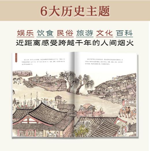 一起去古代：历史的一天（全5册）赠送“知识拓展”墙书+明信片 +书签 商品图5