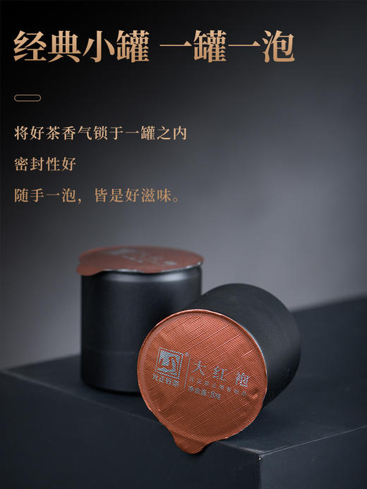元正【唐宋元明清】系列大红袍礼盒168g 商品图5