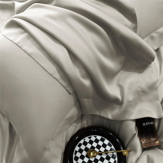 【门店同款】60支进口奥地利兰精莱赛尔天丝四件 套丝滑凉爽裸睡级套件【礼盒包装】 商品图13