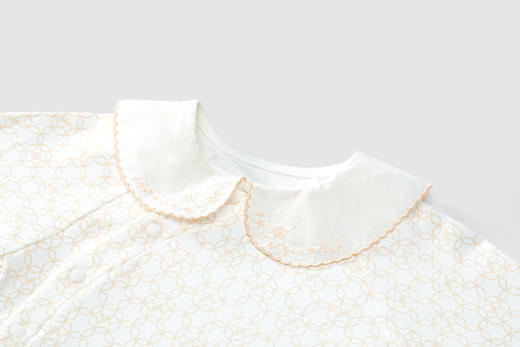 英氏连体蛤衣新款琥珀春秋翻领可爱哈衣双35纯棉襟蛤YLAAJ0P038A 商品图2