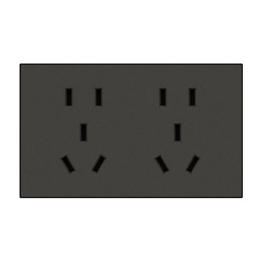 视贝K20灰系列墙开插座 商品图5