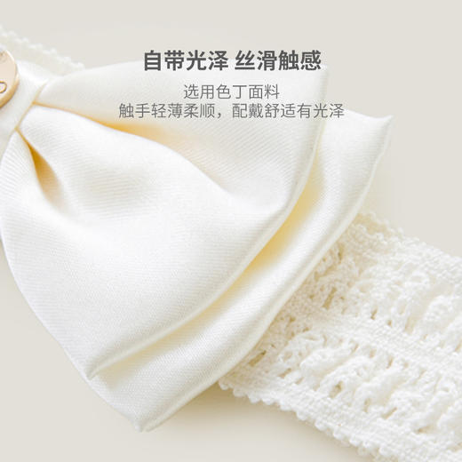 英氏儿童蝴蝶结发带女童可爱女宝宝高级发绳头饰发圈YRPBJ0P325A 商品图3