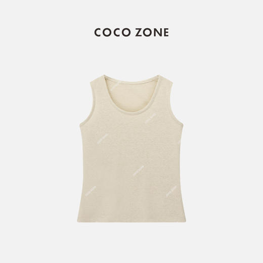 COCO ZONE夏季时尚纯色圆领吊带背心简约百搭修身显瘦上衣CC1B0969 商品图1