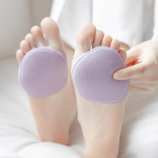 「19.9到手5双！亲肤柔软」夏季新款隐形脚掌袜 女露趾袜子五指袜单鞋高跟鞋薄款防磨脚脚垫配饰 商品图2