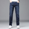 罗蒙春夏轻薄透气弹力牛仔裤男后袋绣标男裤直筒裤子男 商品缩略图1