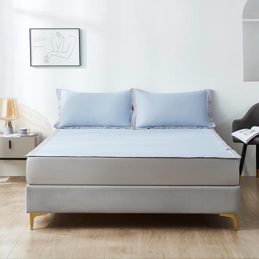 丝享雪糕4D-BOX冰肌席三件套夏季凉席枕套可机洗三件套礼盒装（山姆超市款） 商品图2