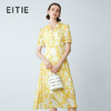 EITIE爱特爱2024夏季新款法式植物印花通勤显瘦连衣裙7807549 商品缩略图0