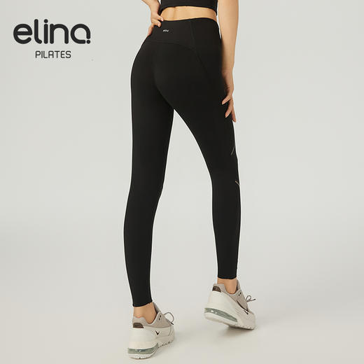 【女神节秒】elina一恋新款侧边条纹动感瑜伽普拉提九分裤QC2933（特价产品，收货7天内支持调换、不退款） 商品图4