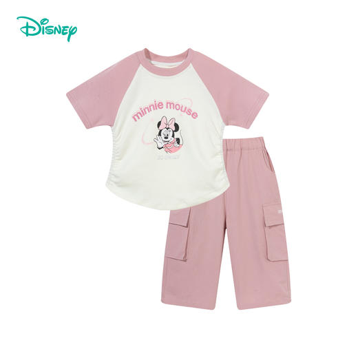 迪士尼女童短袖长裤工装套装ZD2DT058 商品图6