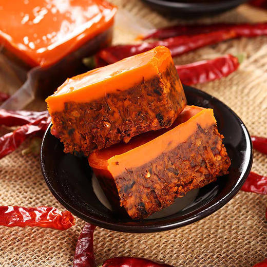 桥头单个手工火锅料 小方块一人份火锅底料冒菜香锅调料 80g*5袋 商品图1