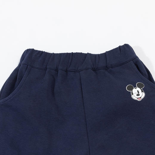 迪士尼童装男童POLO衫套装2024夏潮酷米奇宝宝翻领短袖短裤两件套ZD2DT059 商品图3