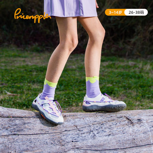 XY pineapple山途赤足凉鞋-夏季新款儿童网面户外运动凉鞋中大童包头防撞凉鞋 商品图3