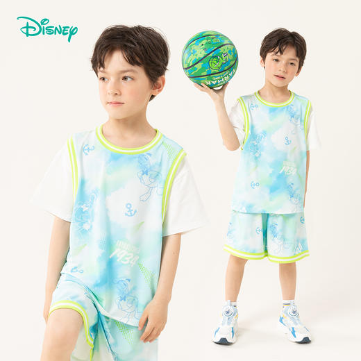 【唐老鸭90周年】迪士尼男宝短袖冰丝透气套装ZD2DT051 商品图2