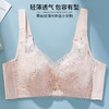 雅黛丽内衣女超薄款大胸显小兔耳杯文胸无钢圈侧收副乳透气网纱拼接女士胸罩 商品缩略图0