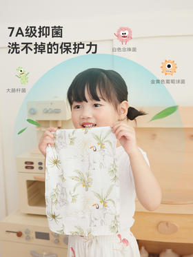 【隔汗巾】i-baby竹棉抑菌纱布隔汗巾（2条装）