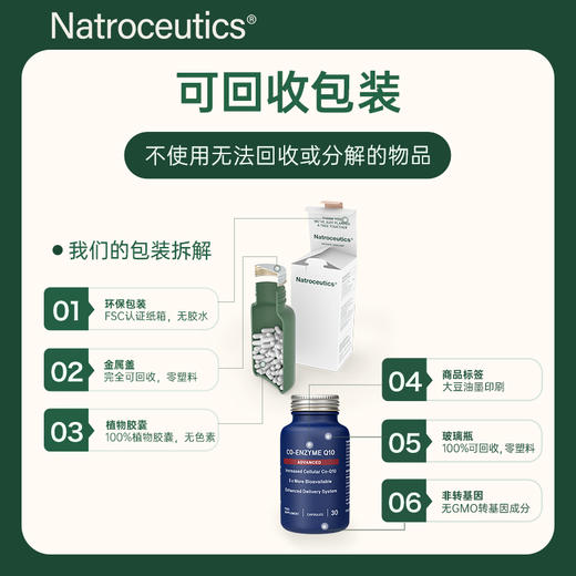 Natroceutics纳苏可 南非辅酶Q10配方胶囊 强健新动力 焕活年轻态 商品图3