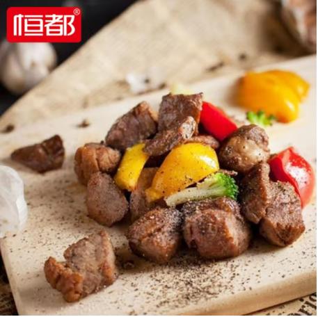 恒都黑椒牛肉块 肉调理国产200g*2（商） 商品图2