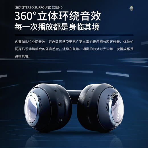 cleerALPHA头戴式智能降噪耳机 商品图1