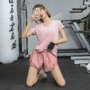 【三件套搭配！瑜伽服短裤套装】夏天薄款跑步运动套装，柔软亲肤，耐磨耐穿，速干网红健身服宽松瑜伽服女L 商品缩略图2