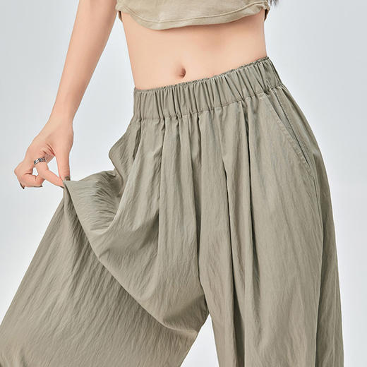 茧墨 冰氧禅意皱皱山本阔腿裤 商品图1