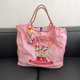 【高圆圆同款】日本ball chian同款刺绣环保购物袋