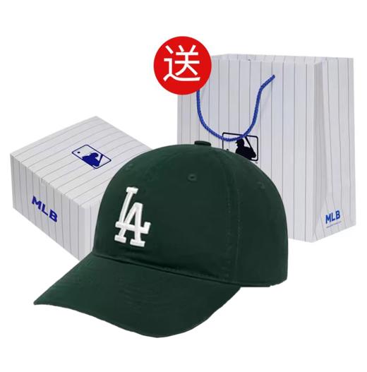 【下单送礼盒+礼袋】MLB男女情侣复古NY标软顶棒球帽遮阳帽 商品图0