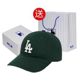 【下单送礼盒+礼袋】MLB男女情侣复古NY标软顶棒球帽遮阳帽
