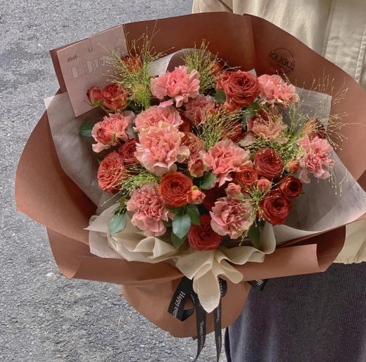 复古色系花束送爱人妈妈闺蜜 商品图0