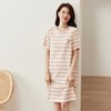 3部顶瓜瓜休闲可外穿女士条纹家居裙APW23200 商品缩略图4