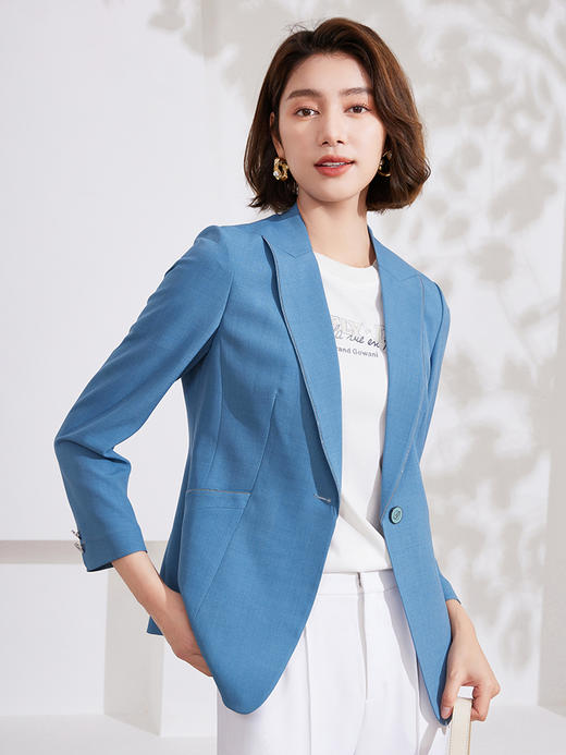 乔万尼短款西装外套女夏季薄款小个子EM2B711 商品图1