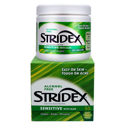 美国stridex水杨酸棉片去闭口粉刺黑头清洁刷酸祛痘印收缩毛孔 商品图1