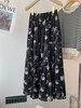 促-8851 花朵中长松紧腰百搭半裙-喜出 商品缩略图2