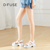 D:FUSE迪芙斯2024夏季新款吐司面包凉鞋松糕厚底增高一字带罗马凉鞋DF42115217 商品缩略图10