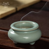 问鼎汝瓷天青平口三足乳炉 商品缩略图0
