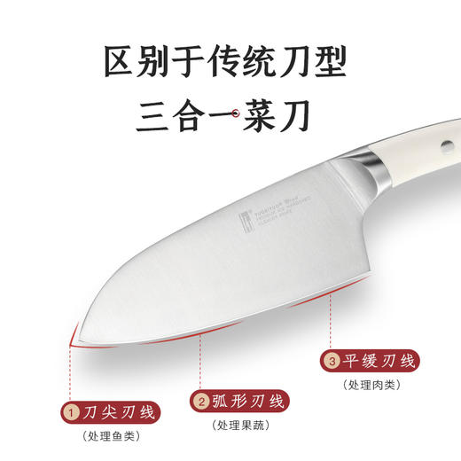 拓 海鸥菜刀家用厨师专用刀锋利切菜刀切片刀切肉刀套装厨房刀具 商品图1
