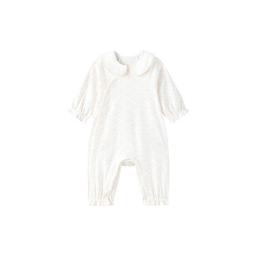 英氏连体蛤衣新款琥珀春秋翻领可爱哈衣双35纯棉襟蛤YLAAJ0P038A 商品图4