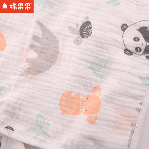 棉果果新品新生儿婴幼儿垫汗巾洗脸巾口水巾面巾20*30cm抗菌纱布方巾 商品图2