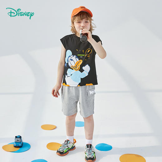 【迪士尼正品套装任选2套】男女童夏装萌趣运动休闲套装 商品图2