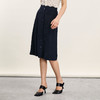 谜底A字型半身裙2024年夏季新品通勤风高腰百搭中长半裙242MB0662 商品缩略图3