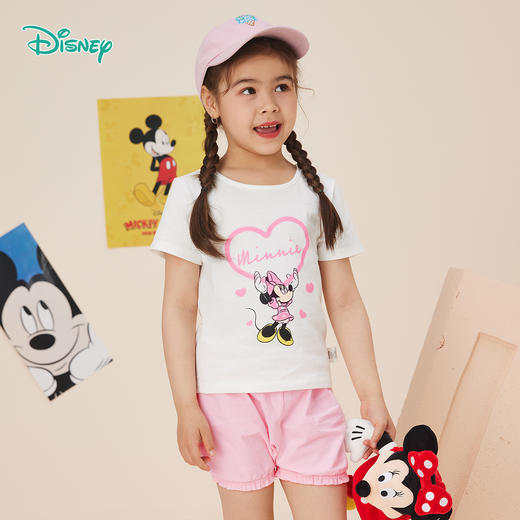 【迪士尼正品套装任选2套】男女童夏装萌趣运动休闲套装 商品图11
