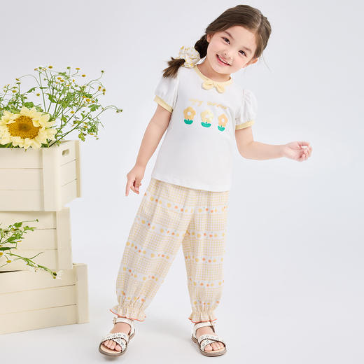 笛莎Deesha T恤2024夏季新款时尚短袖T恤 商品图1