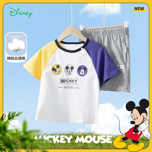 【迪士尼正品套装任选2套】男女童夏装萌趣运动休闲套装 商品图13