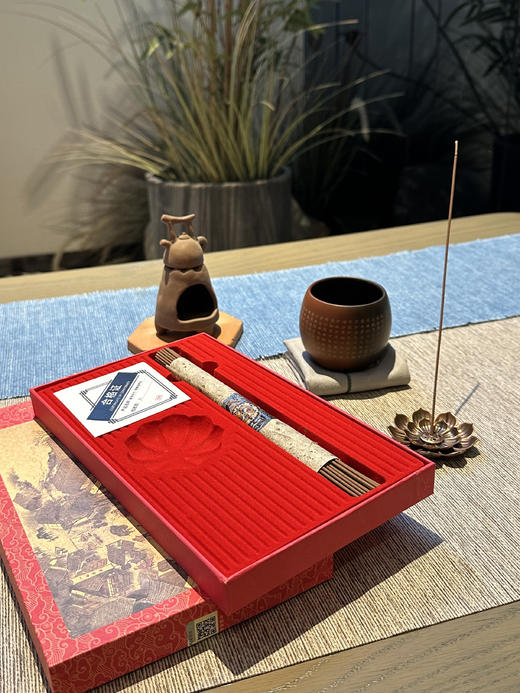 母亲节赠礼！！！非遗大师手作窖藏福寿香 助眠香华药栈福寿香线香盘家用 商品图3