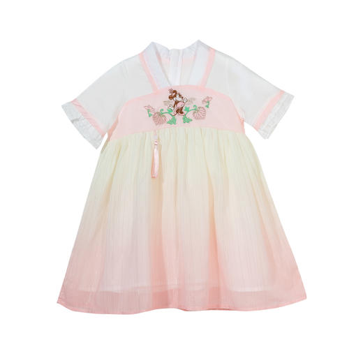 迪士尼女童中式短袖连衣裙ZD2DQ004 商品图1